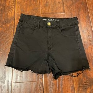 American Eagle High Rise Shortie Black Size 10
